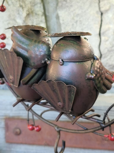 Futterstation Eulenpärchen im Ring
