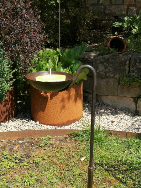 Gartenstecker Kelle, Metall