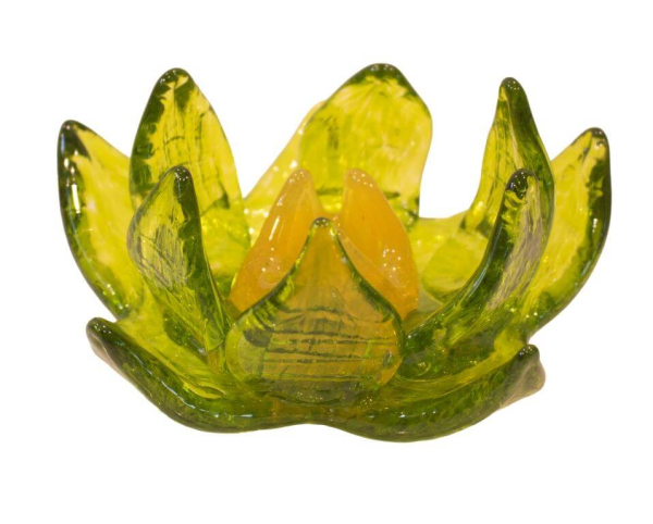 Edelrost Glasblume Dahlie 1 Blüte