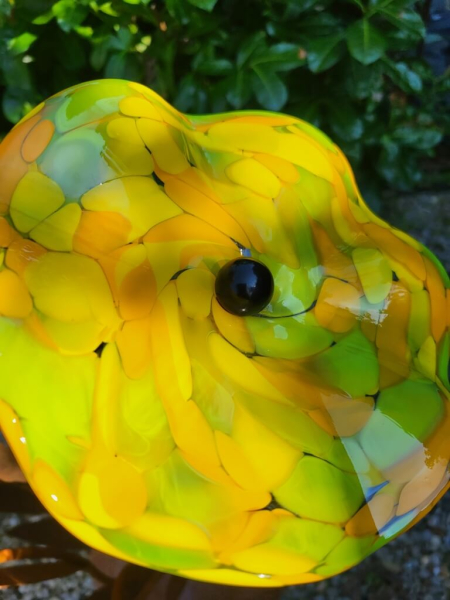 Edelrost Glasblume Farbentraum