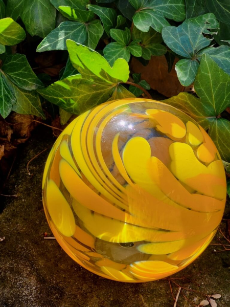 Ersatzglaskugel orange-gelb