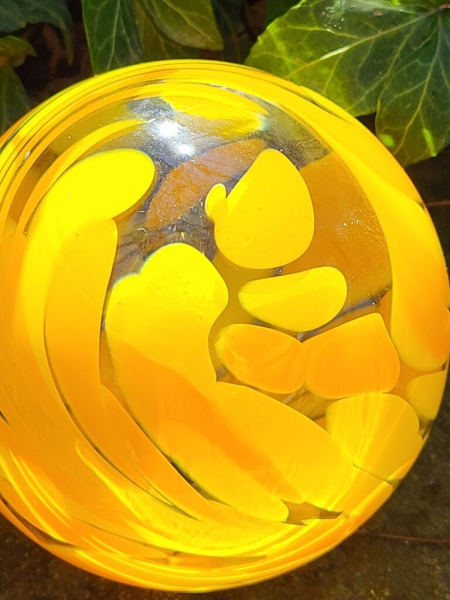 Ersatzglaskugel orange-gelb