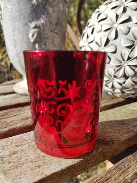 Glaswindlicht rot
