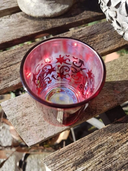 Glaswindlicht rot