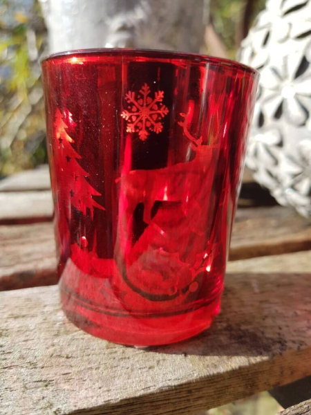 Glaswindlicht rot