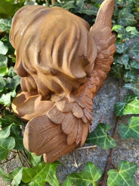 Gusseisen Engel Morena mit Edelrostfinish