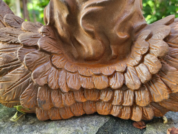 Gusseisen Engel Morena mit Edelrostfinish