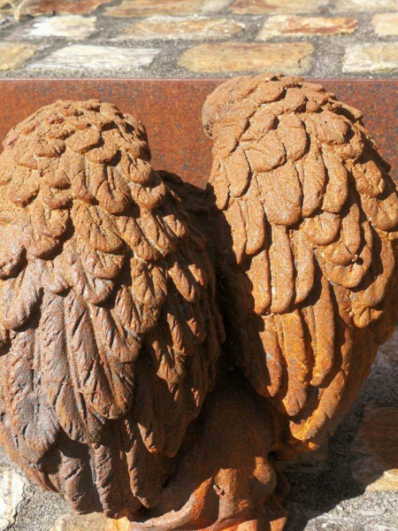 Gusseisen Engel Sereda mit Edelrostfinish