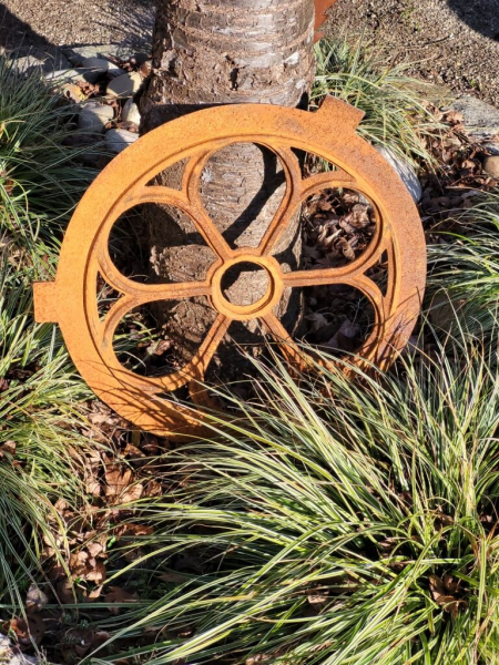 Gusseisen-Fenster, kreisrund