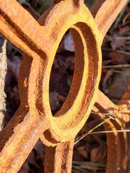 Gusseisen-Gusseisen-Fenster, kreisrund, rund