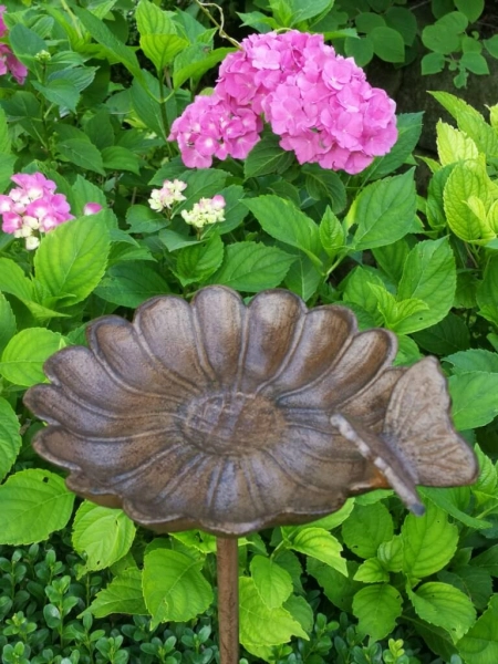 Vogeltränke Deliah mit Schmetterling