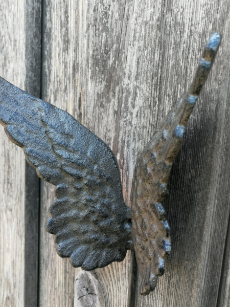 Wandhaken Engelsflügel aus Gusseisen