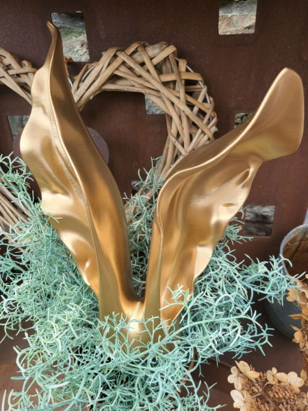 Kunststoff Hasenohren zum Stellen, gold