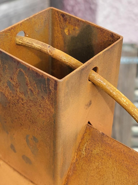 Edelrost Laterne Haus Alba