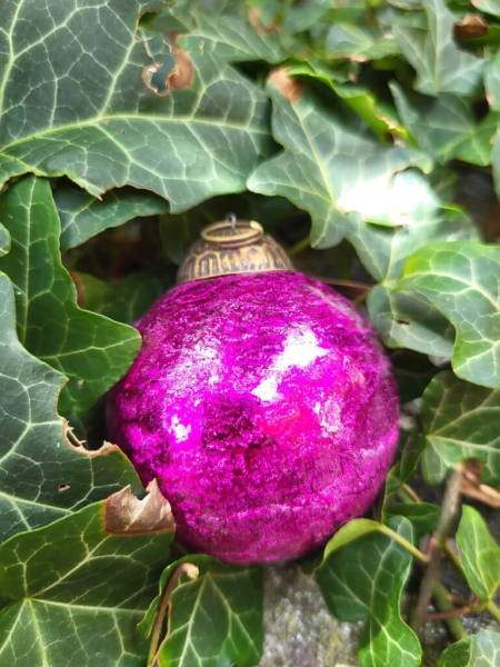 Hippie-Boho Christbaumkugel-Mix, bunt