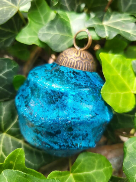 Hippie-Boho Christbaumkugel-Mix, bunt