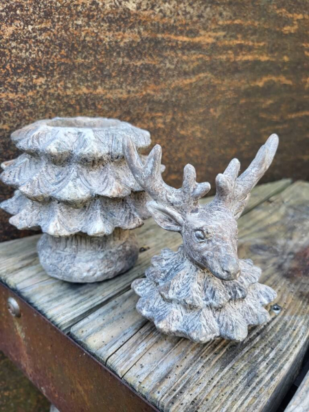 Polyresin Hirsch Weihnachtsbaum Felix, Dose