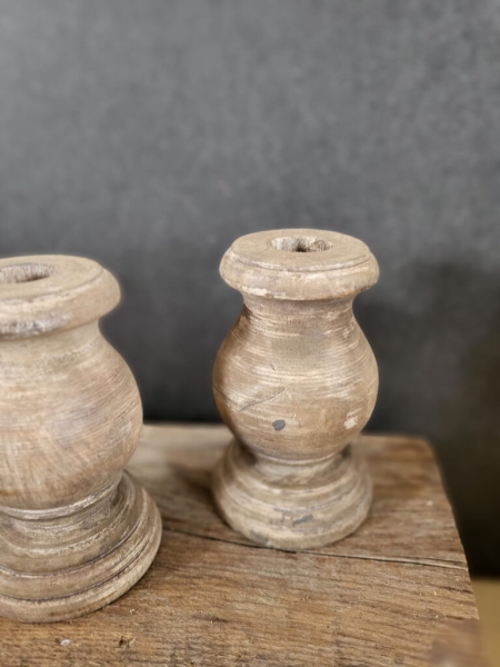 Holz-Kerzenständer Leonardo, für Spitzkerze