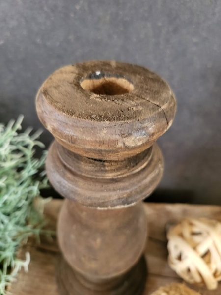 Holz-Kerzenständer Natale, für Spitzkerze