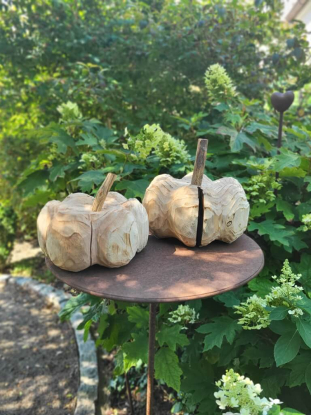 Holzkürbis