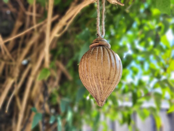 Boho Holzzapfen Felicias zum Hängen