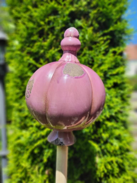 Keramik Gartenkugel pink, Nicosia