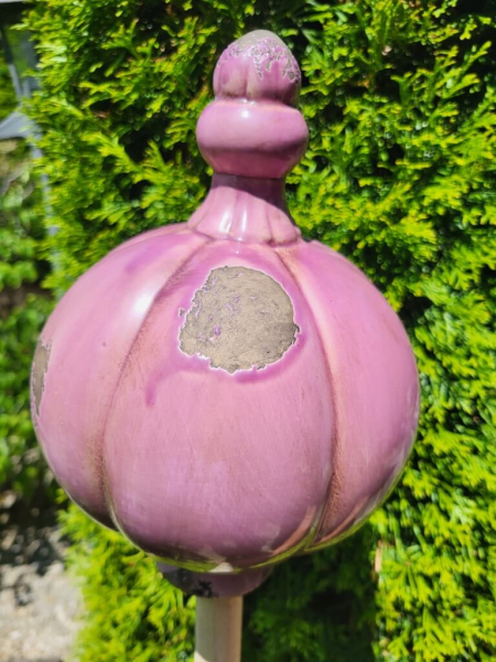 Keramik Gartenkugel pink, Nicosia