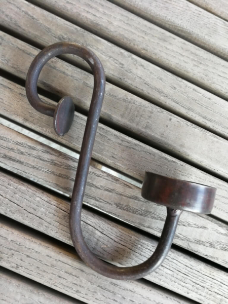 Kerzenhalter Antique zum Einhängen, schwarz