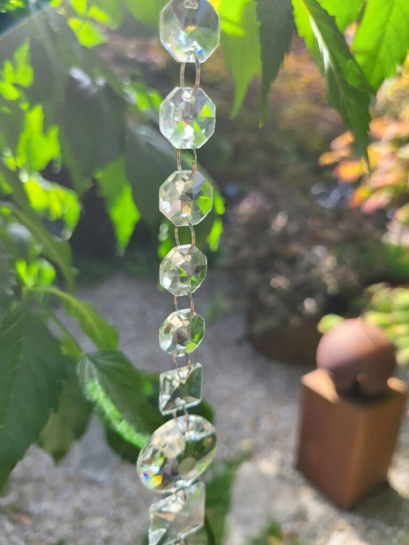 Kristall-Hänger Silex, mit Krönchen, Glas, groß