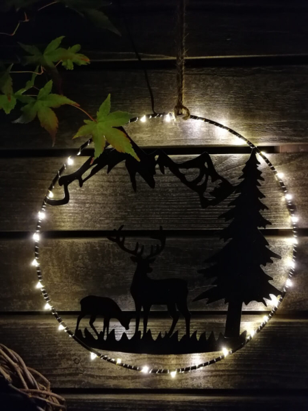 LED Ring, Reh fressend