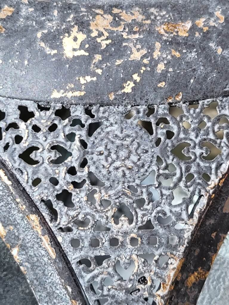 Metall Laterne Xavier, antikschwarz