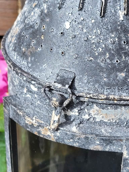 Metall Laterne Xenia, antikschwarz