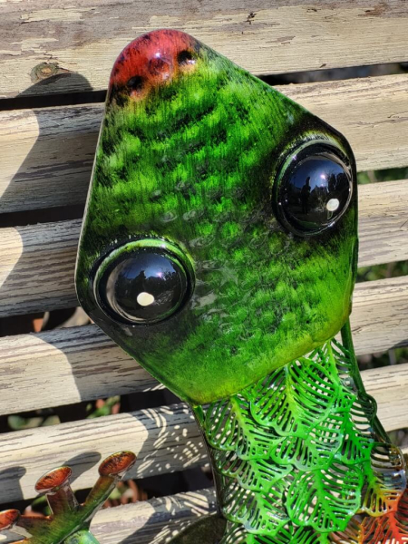 Metall Salamander, dunkelgrün