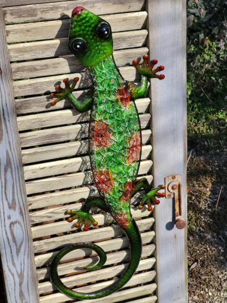 Metall Salamander, dunkelgrün