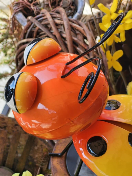 Metall Käfer, gelb-orange
