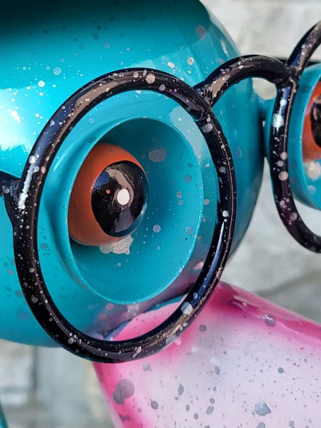 Metall Vogel Mumpi, türkis