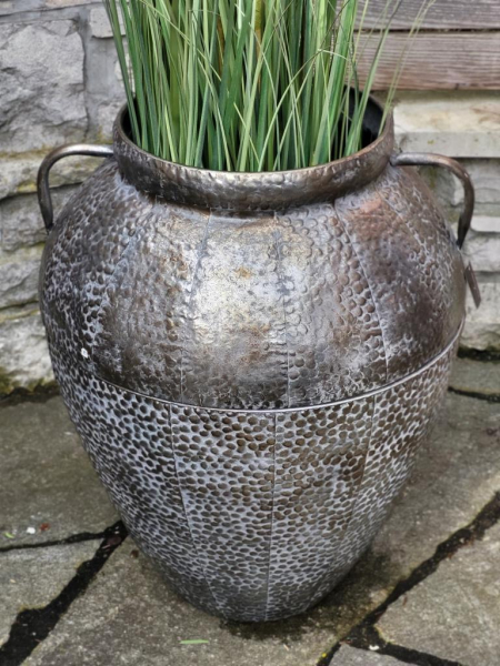 Metall Amphore, altsilber