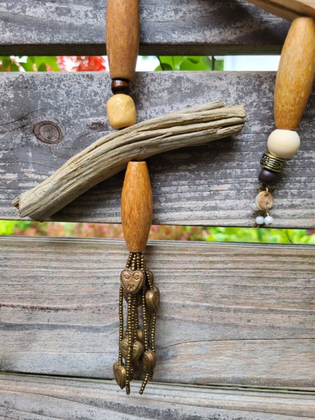 Mobile Treibholz, Boho-Gold