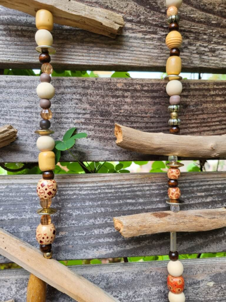 Mobile Treibholz, Boho-Gold