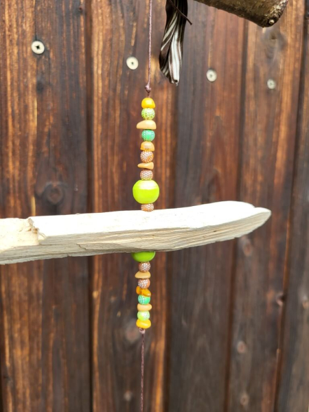 Mobile Treibholz, Boho-Green
