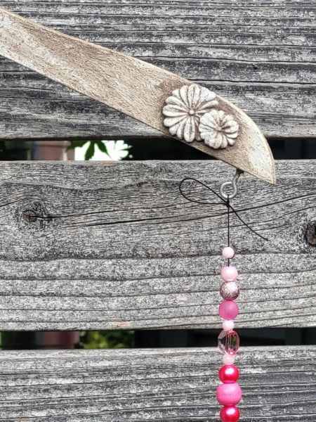 Mobile Flower-Power, rosa-grün