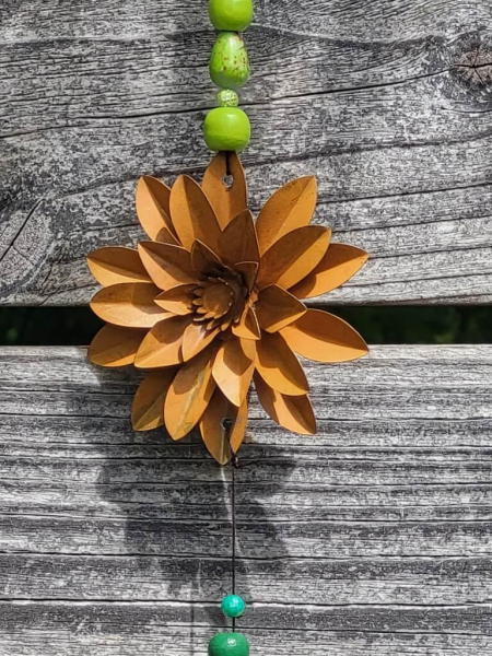 Mobile Flower-Power, rosa-grün