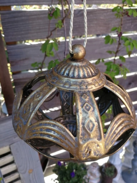 Ornamentkugel Manzoni, altgold