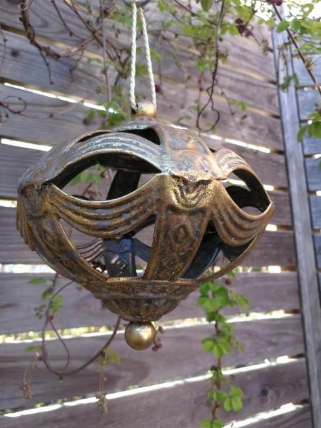 Ornamentkugel Manzoni, altgold