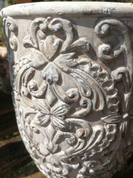 Pflanztopf Bolotano hoch, aus Zement