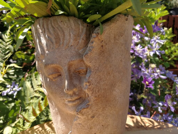 Pflanzvase Gesicht