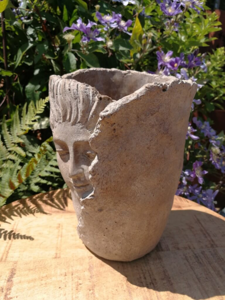 Pflanzvase Gesicht