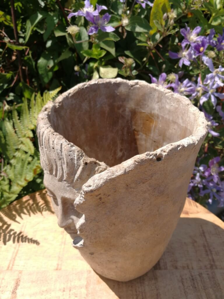 Pflanzvase Gesicht