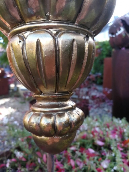 Polyresin Zapfen Aurum, altgold