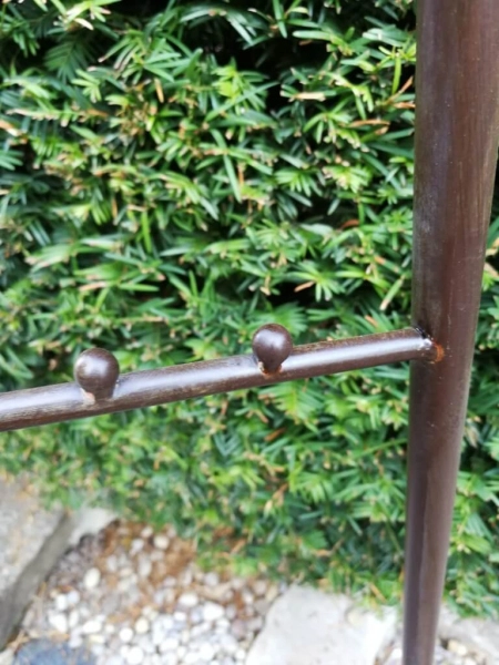 Präsentationsständer Baum, Metall, dunkelbraun lackiert